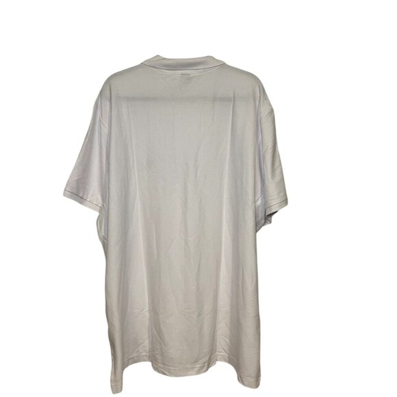 U.S Polo Performance Classic Men White Solid Polo Short Sleeve Size: 3XL - Picture 5 of 5